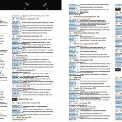 Spis treści podręcznika biologii z podziałem na rozdziały i podrozdziały.