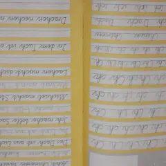 Jak pisać w zeszycie w szeroką linię, aby uniknąć bałaganu?